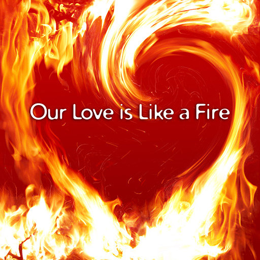 Mitchell Charles - Our Love Is Like A Fire - Covert Art